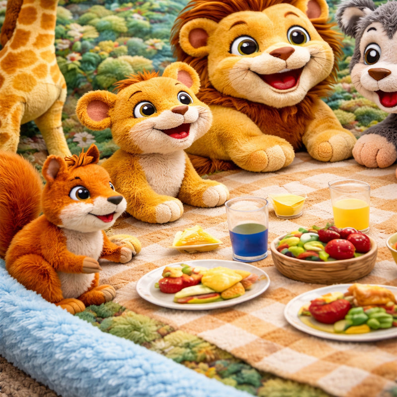 🎁 3D Blanket - Little Friends 🦁