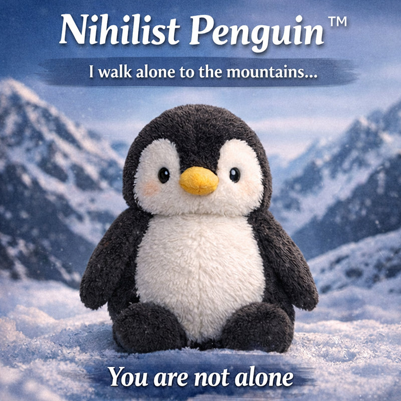 Nihilistic Penguin™ - A hug for those who keep walking!