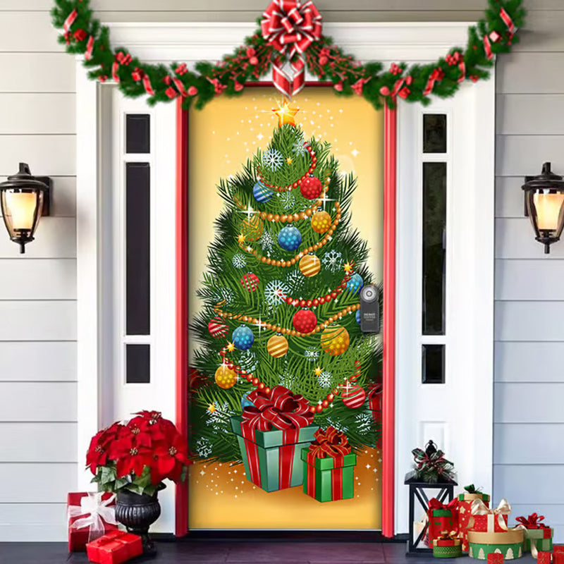 🌟🌟2025 Christmas and Halloween front door decoration