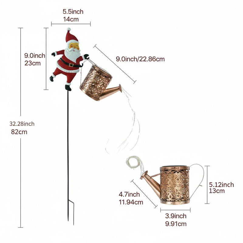 Christmas Solar Kettle Lights Garden Lawn Decorative Lights