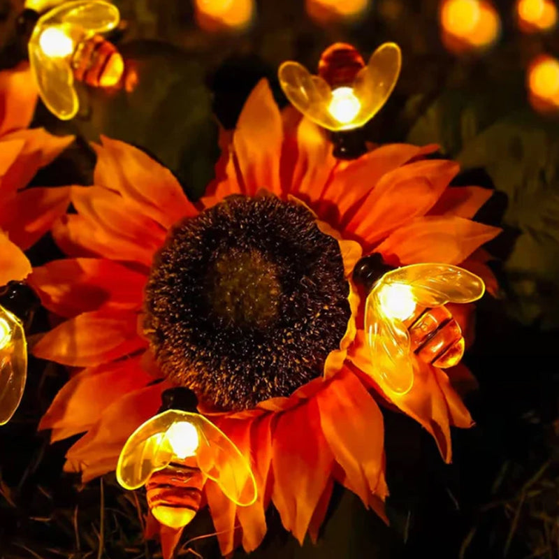 🎄Christmas Sales 50% OFF - Solar LED Bee String Lights🐝