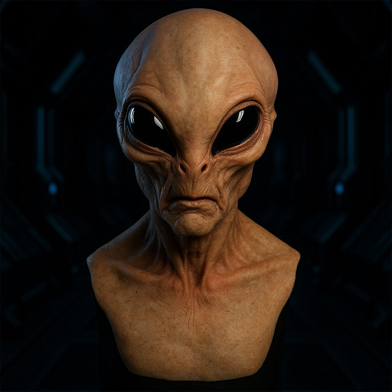 "AREA 51 ALIEN" - Realistic Halloween Mask