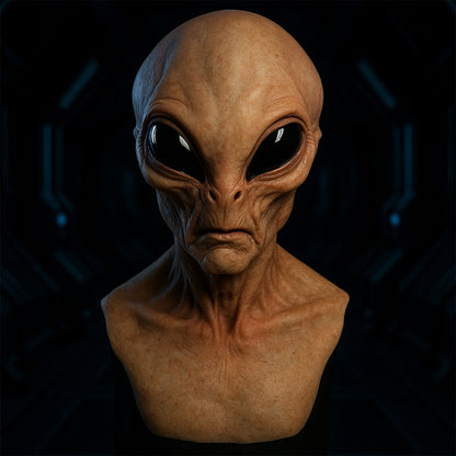 "AREA 51 ALIEN" - Realistic Halloween Mask