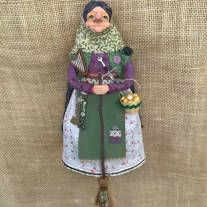 🔥 Handmade Kitchen Witch Doll🎁