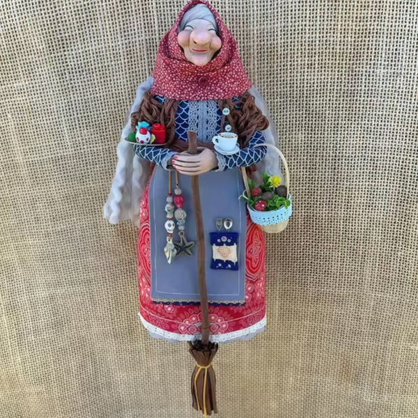 Handmade Lucky Kitchen Witch Doll
