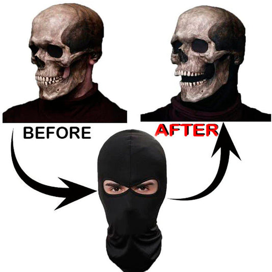 Pasamontañas  para mascara de calavera💀