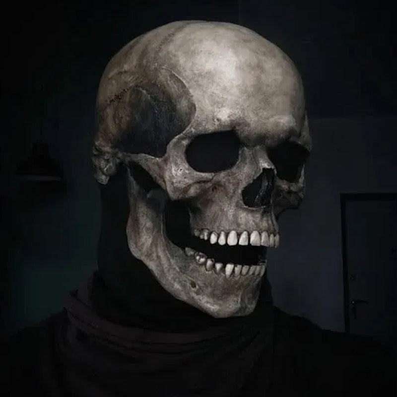 Máscara de calavera con mandíbula móvil 2 💀