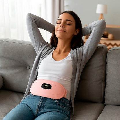 Thermal relief belt for menstrual cramps