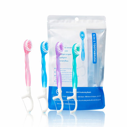 FreshBrush™ 5-in-1 Mini Toothbrush Set