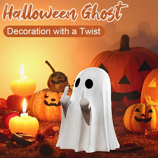 🎃 Halloween Ghost Decoration with a Twist 🖕💀