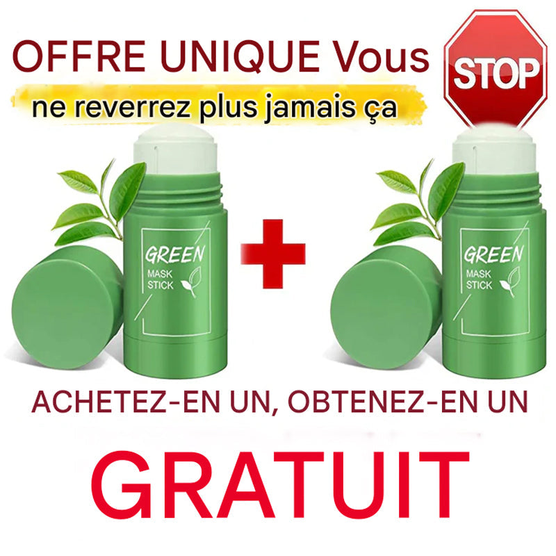 🎉[Offre spéciale] Obtenez 2 masques au thé vert nettoyants en profondeur pour le prix d'1🎉