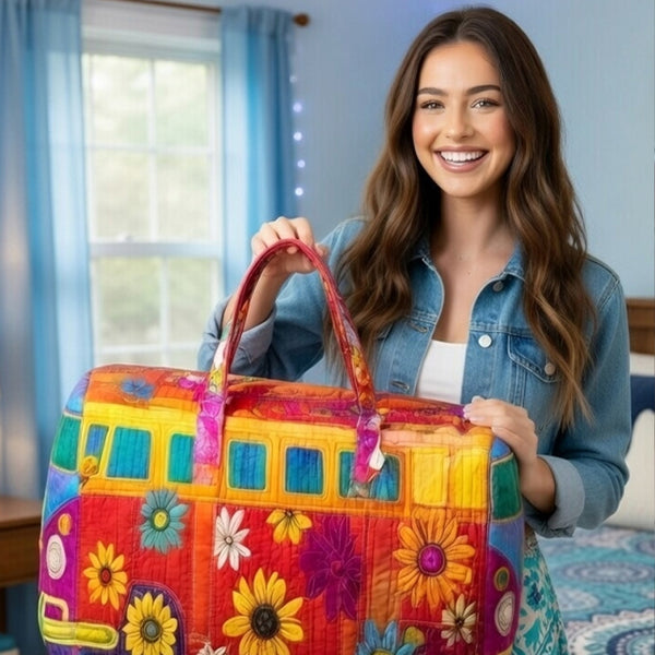 Hippie Van Bag 3D Padded Canvas