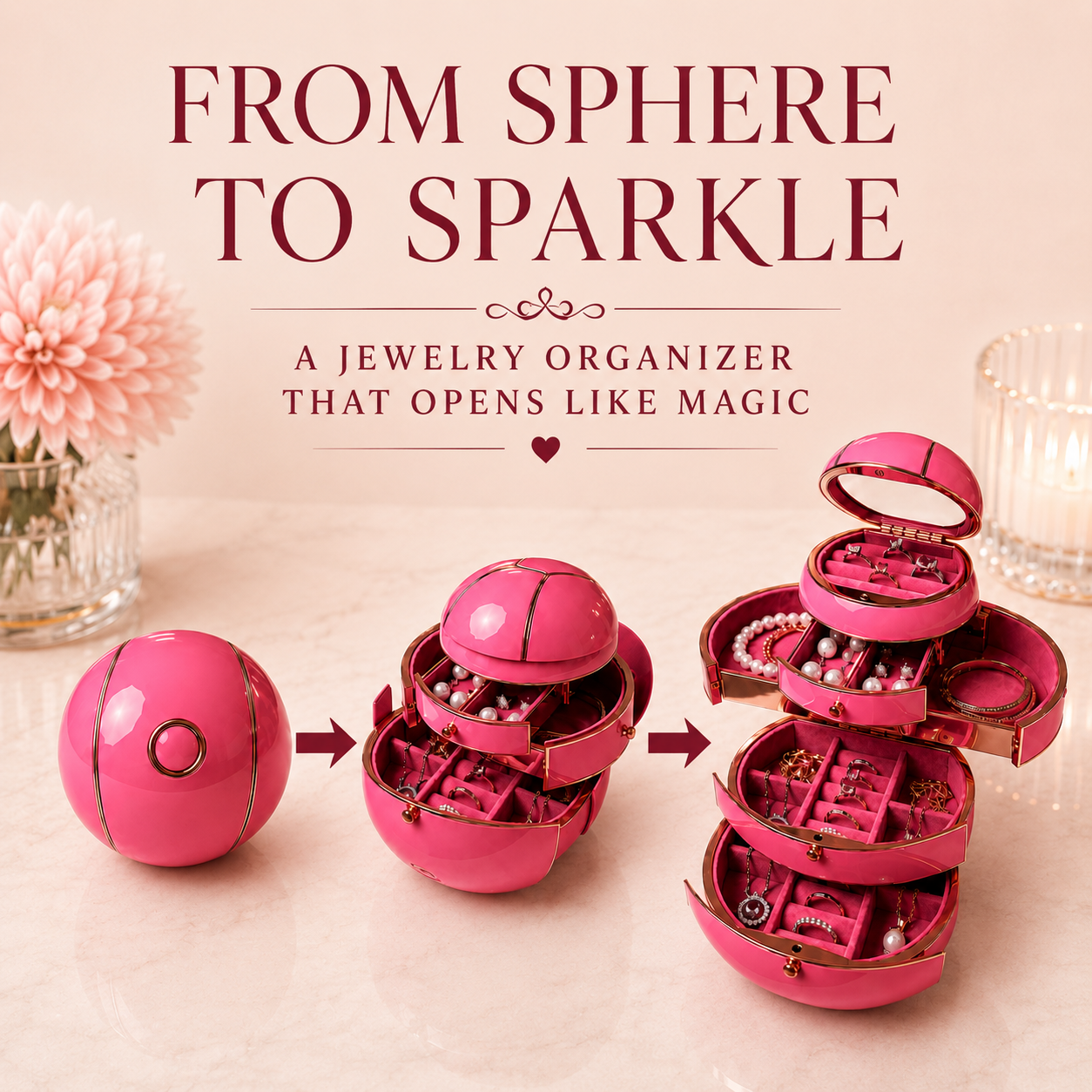 LioraSphere™ Jewelry Organizer