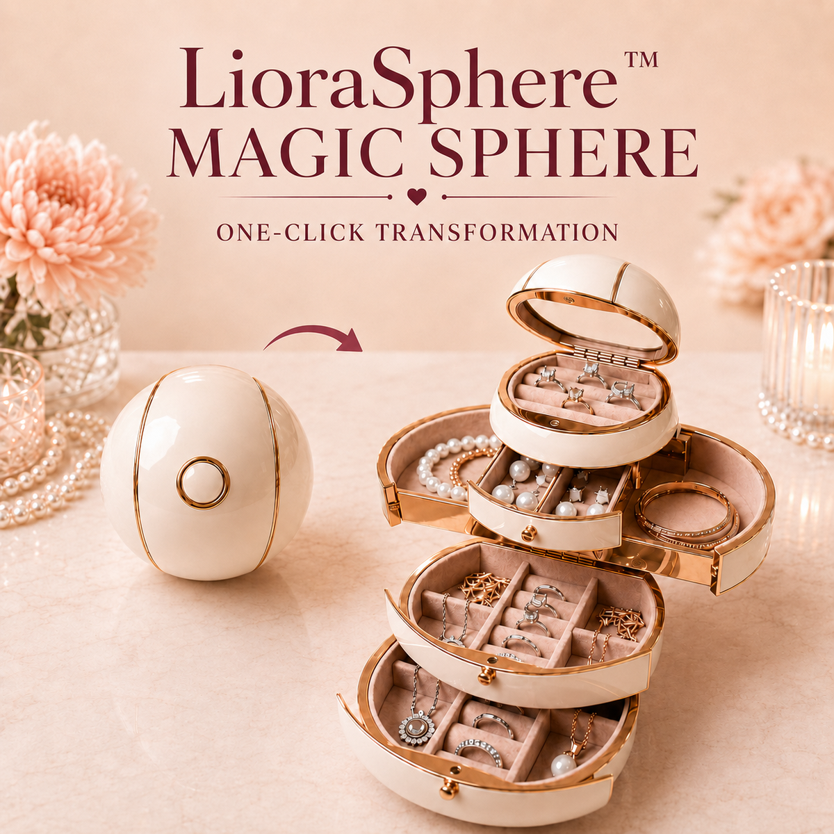 LioraSphere™ Jewelry Organizer