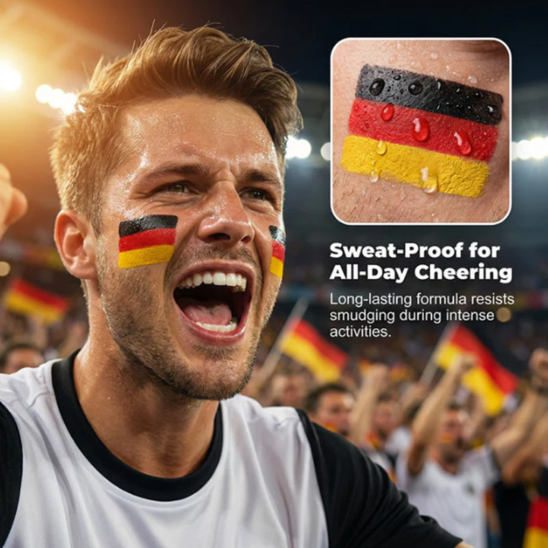National Flag Face Paint Stick for Sports Fans