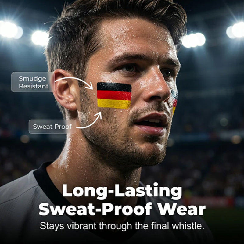 National Flag Face Paint Stick for Sports Fans