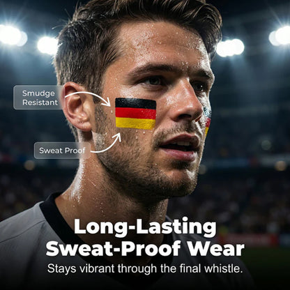 National Flag Face Paint Stick for Sports Fans