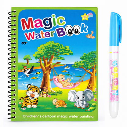 🐳✨Magic Water Drawing Coloring Book,🎁