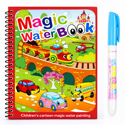 🐳✨Magic Water Drawing Coloring Book,🎁