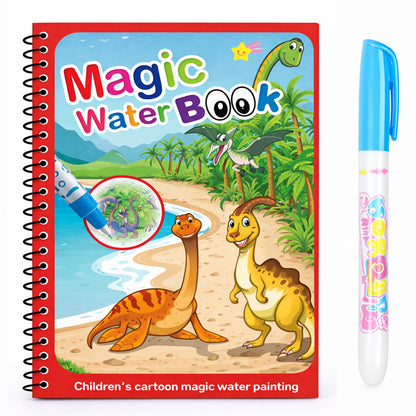 🐳✨Magic Water Drawing Coloring Book,🎁