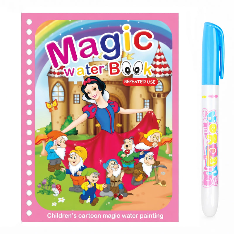 🐳✨Magic Water Drawing Coloring Book,🎁