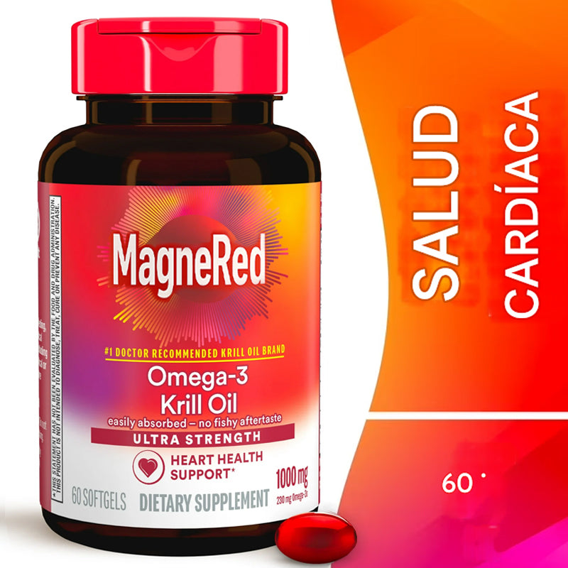 🎉[Oferta especial] ¡Consigue tu segundo frasco de Omega 3s - Fish & Krill Oil (60 cápsulas blandas) con envío gratis!🎉