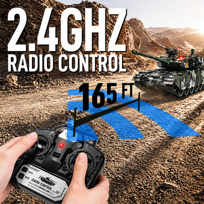 Giant RC  Realistic Remote Controlled Battle Tank and Ammunition