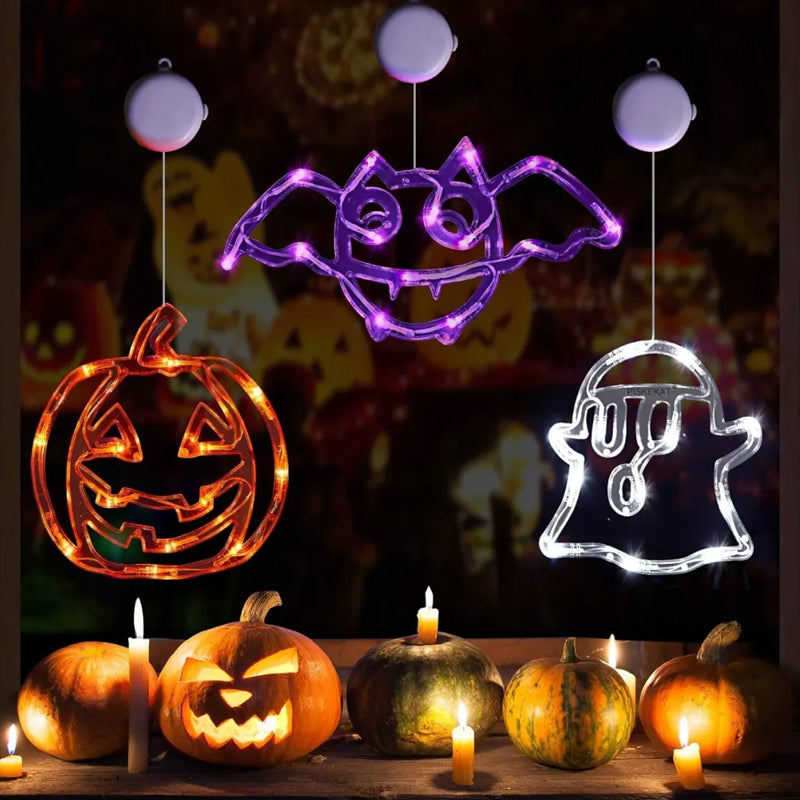 🔥👻 Halloween Window Hanging Lights