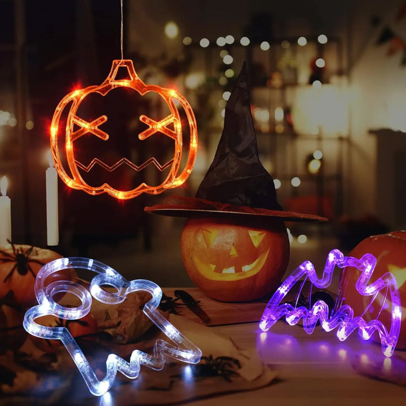 🔥👻 Halloween Window Hanging Lights